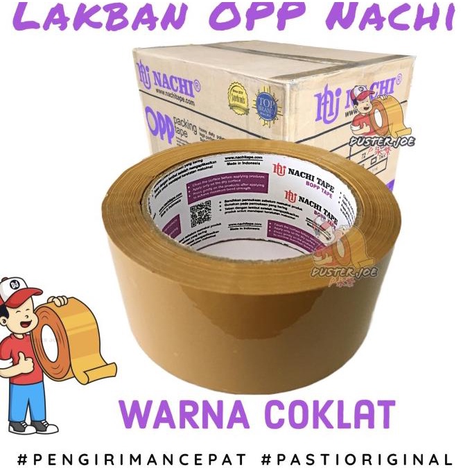 

HOT PROMO [CABANG] Lakban Nachi COKLAT 2inch 100Y