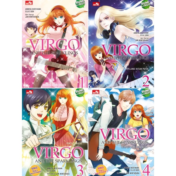 (Elex Media) (Original, Segel) Komik Jagat Bumilangit: Virgo and the Sparklings vol 1 2 3 4 - Annisa