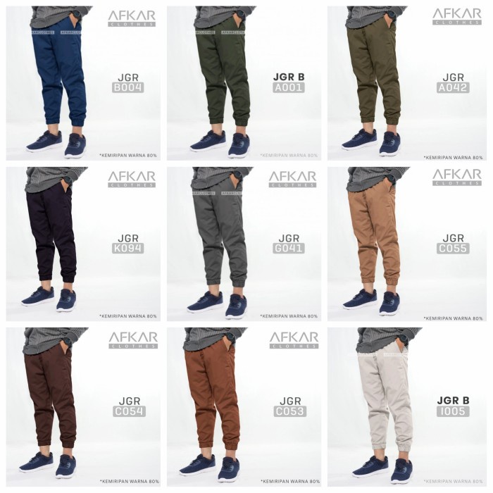 Celana Sirwal Jogger Modis Afkar Clothes JGR - M