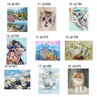 

Terlaris 31-53 Diy Kit Paint By Number Ukuran 30X40Cm