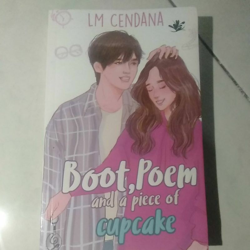preloved, ori novel Boot, Poem, and a piece of Cupcake by LM Cendana