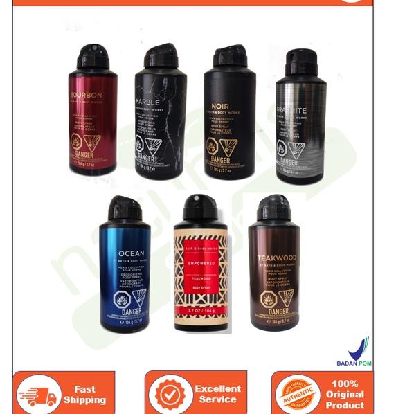 Buruan Dapetin f4F9rBBW Bath and Body Works NOIR / GRAPHITE / OCEAN /BOURBON / TEAKWOOD / MARBLE Deo