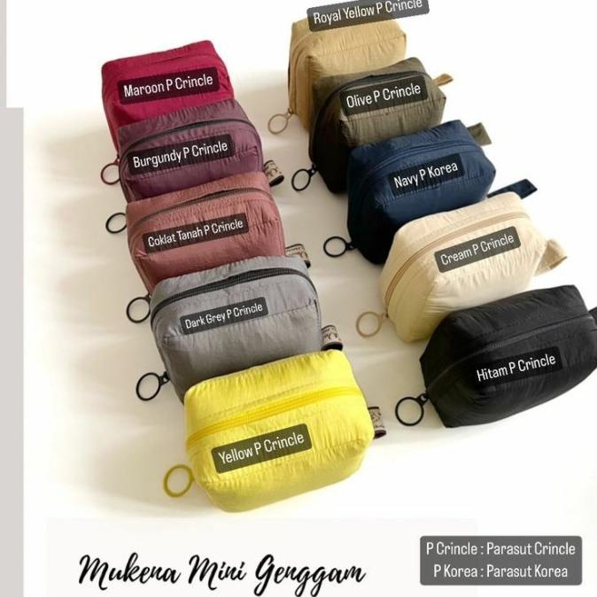 Mukena Mini Travel 2in1 Mini Genggam