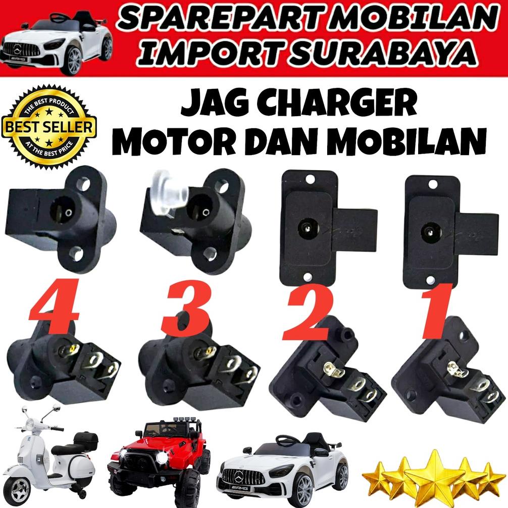 Hot - KONEKTOR CHARGER JAG CAS MOTOR MAINAN ANAK MOBIL MOBILAN AKI ANAK RC 6 VOLT 12 VOLT RIDE ON CA