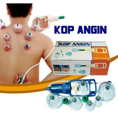 BISA COD Kop Angin / Alat Bekam DENGAN 6 UKURAN CUP BUANG DARAH KOTOR MANUAL TANPA EFEK SAMPING KOP 