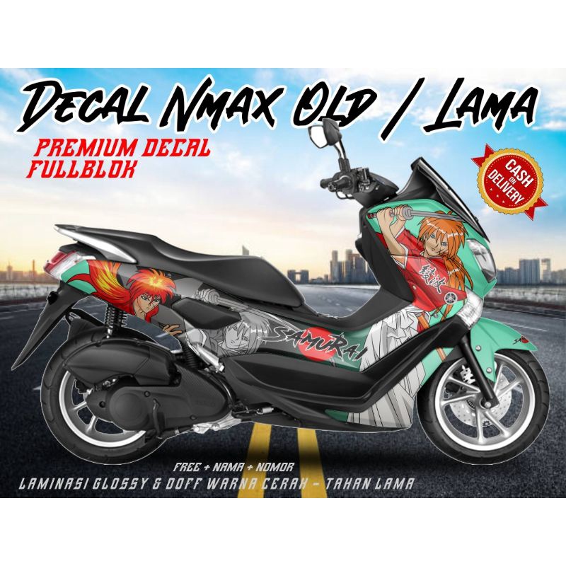 stiker decal motor yamaha nmax old/lama full body