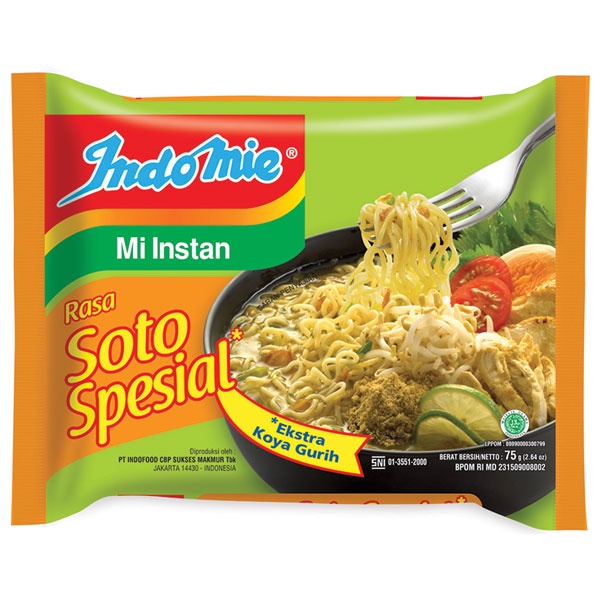 INDOMIE MIE KUAH SOTO SPECIAL 75 GR