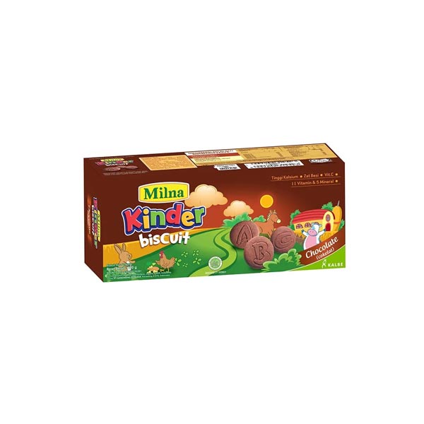MILNA KINDER BISKUIT COKELAT 110 GR