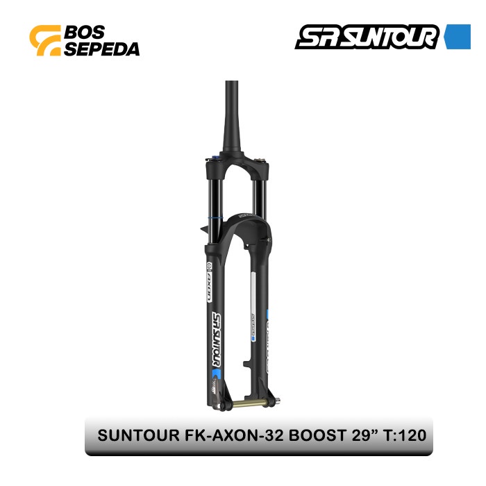 Fork Suntour Axon 32 Boost Fork 29 With Fender Black White Decals T120