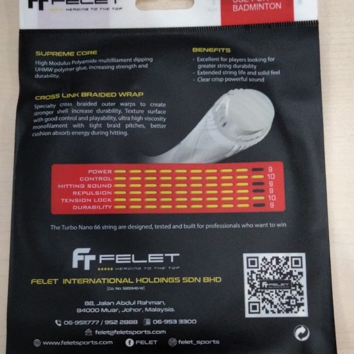 Senar Felet Ultramax Turbo Nano 66 Plus