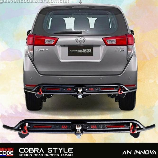 Rear Bumper Guard Towing Belakang Innova Reborn Cobra Sevencode