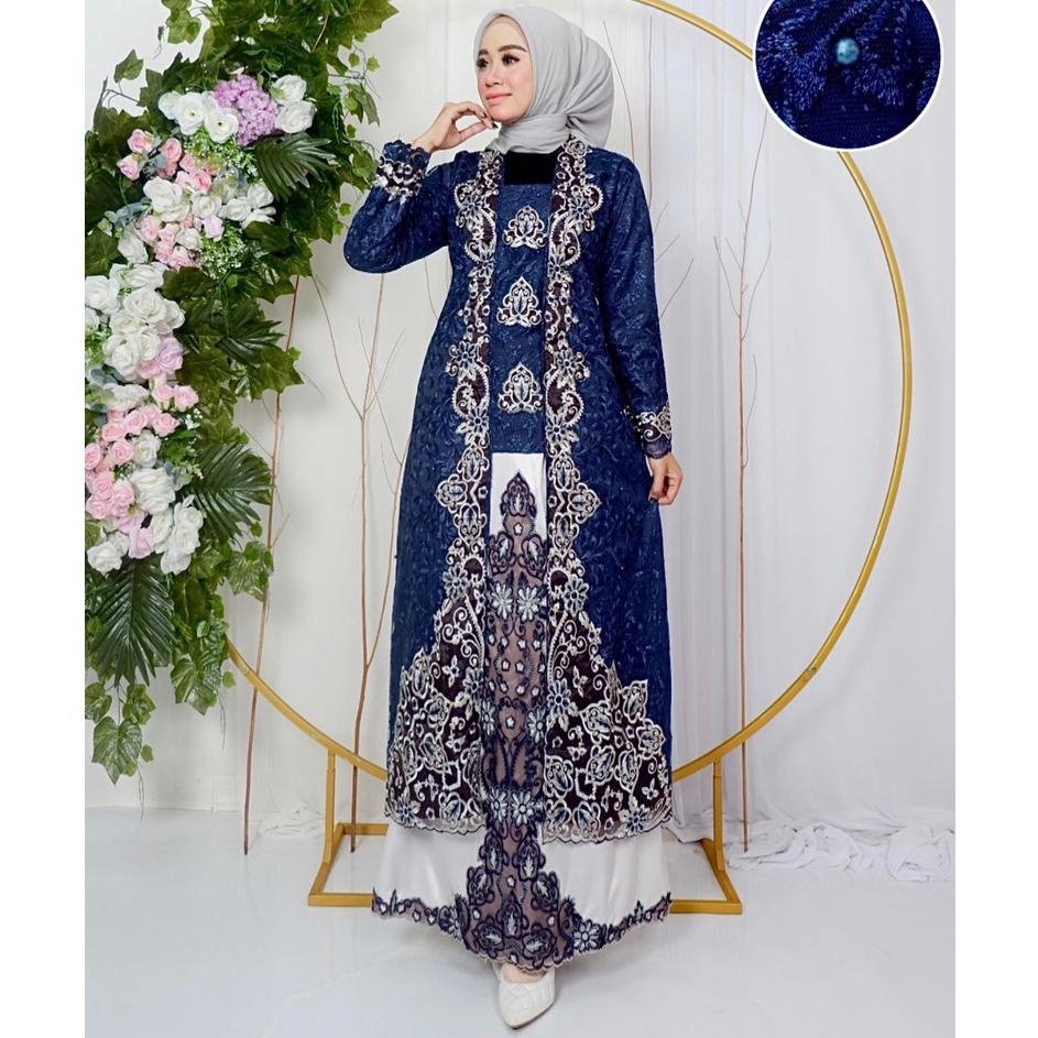 SET BAJU KURUNG BORDIR MEWAH/ DRESS KONDANGAN/ KEBAYA MODERN/ GAMIS/ GAMIS TERBARU/ GAMIS PESTA/ GAM