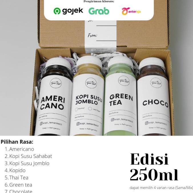 

Hampers Kopi 250ml isi 4