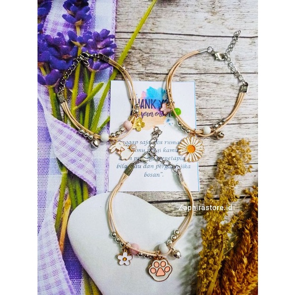 Zaphirastore Gelang Charm Karakter Lucu