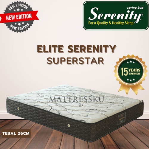 Terlaris Kasur Spring Bed Elite Serenity Superstar 180X200