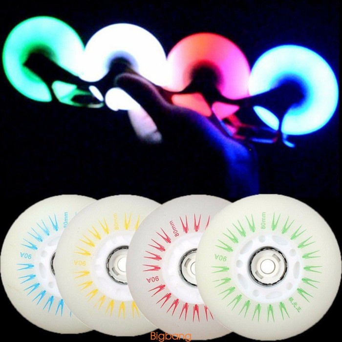Roda Sepatu Roda Inline Skate Led Non Brand