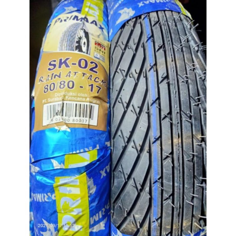 ban primaax sk02 sk 02 ring 17 rain attack anti slip 50/90 60/80 70/80 80/80 90/80