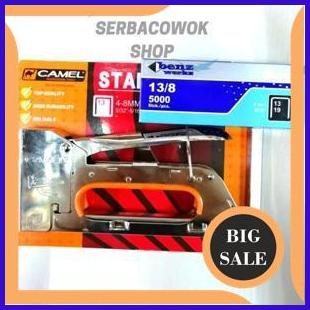 

Paket Isi Gun Tacker Stapler Benz 8 MM Dan Mesin Staples Jok Camel limited stock 54PR23