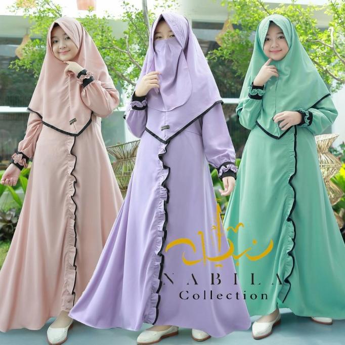 Baju Gamis Anak Wanita Gamis Syari Wanita Jubah Muslim Long Dress