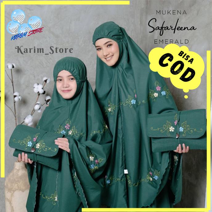 Mukena Couple Ibu Dan Anak Perempuan Safarleena Terbaru Premium Katun