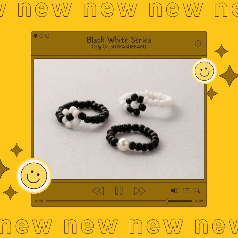 [ PROMO 3.3] ring daisy/ cincin/ ring daisy yin yang