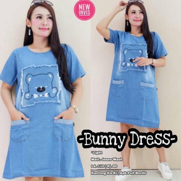 Hot - BUNNY Dress jeans wash