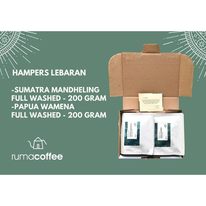 

Promo Bingkisan hampers parsel gift hadiah Lebaran kopi dari Rumacoffee