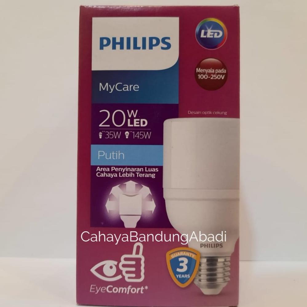 BISA COD Lampu Philips LED Bright 20 Watt Putih Kuning 