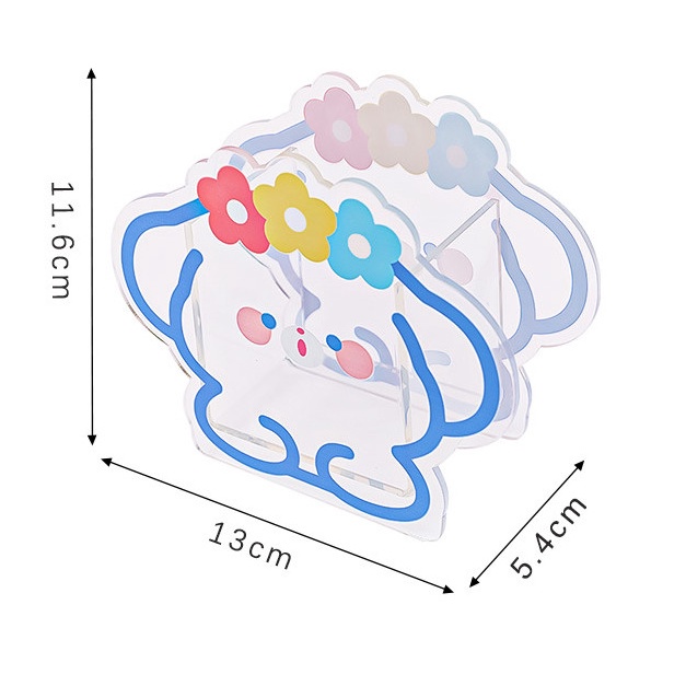 

TERLARIS J2 - tempat pensil acrylic cute animal Pen holder transparant korea /ALAT TULIS