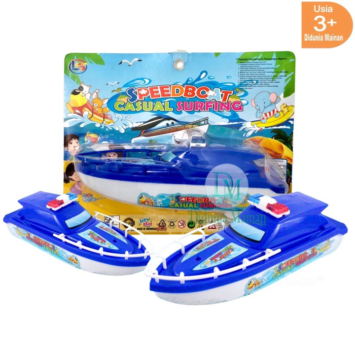 Mainan Anak Perahu Air Kapal Laut Pesiar Speed Boat Casual Surfing