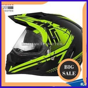 HELM MTX FLUO YF-N5 SIZE M ASLI YAMAHA tools n parts 54PR23