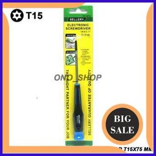 Precision Screwdriver Sellery - Star T15x75 mm onderdil 54PR23