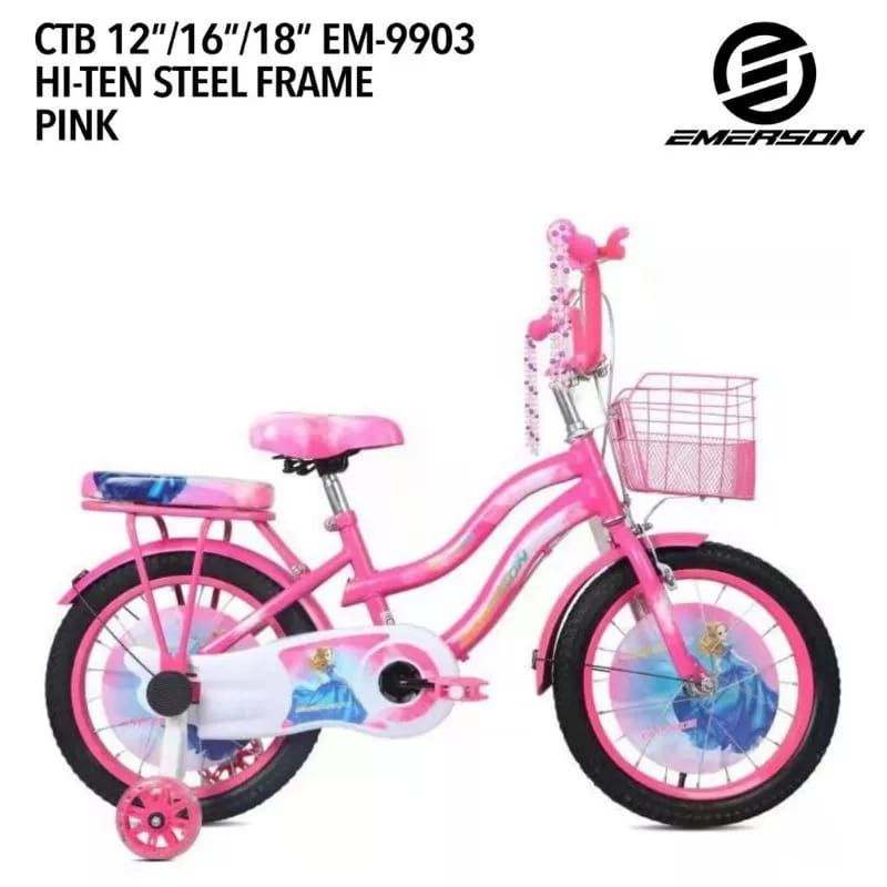 SEPEDA ANAK PEREMPUAN 12 16 18 INCH EMERSON 9903 SEPEDA CEWEK