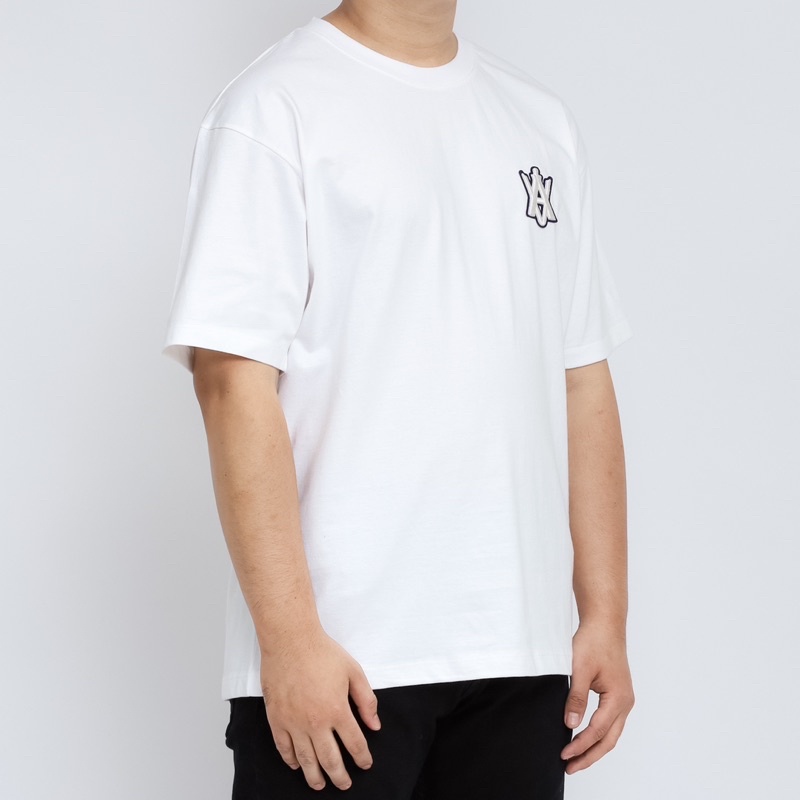 ADLV. A Logo Emblem White Tee