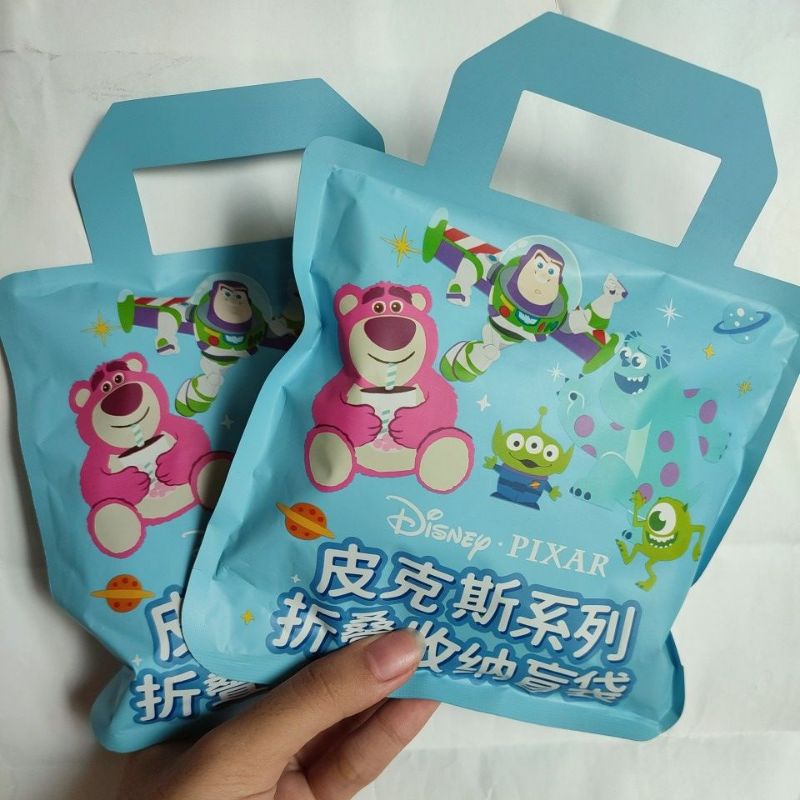 MINISO FOLDABLE SHOPPING BAG BLIND BAG DISNEY TOY STORY TAS BELANJA LIPAT