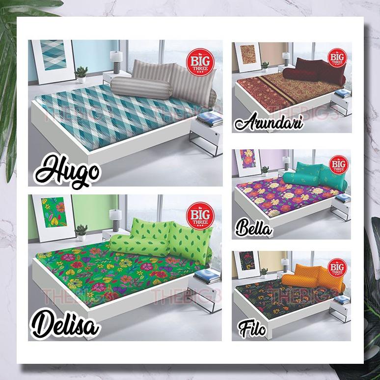 Terlaris Sprei Hawai 180X200 / 160X200 Motif Adora Agnia Palma Hugo Candy Heidi Banana Leaf Copacaba