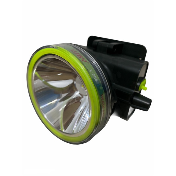 Luby Senter Kepala Led Super Terang Lithium L 2880K Lampu Kuning 20 W