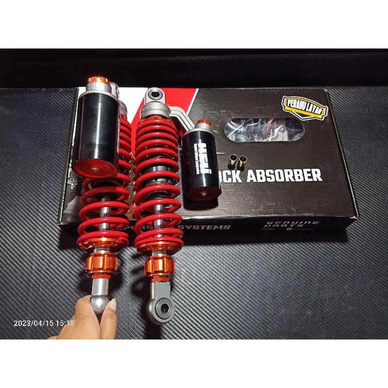 shock sekok shockbreaker copy ktc by heli bars hell size 320 280 grey red