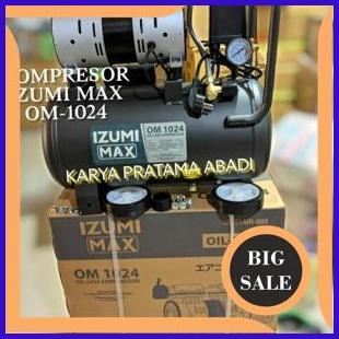 KOMPRESOR IZUMI 24 LITER OL 10-24 KOMPRESOR OILESS IZUMI 1 HP 24 LITER tools n parts 54PR23
