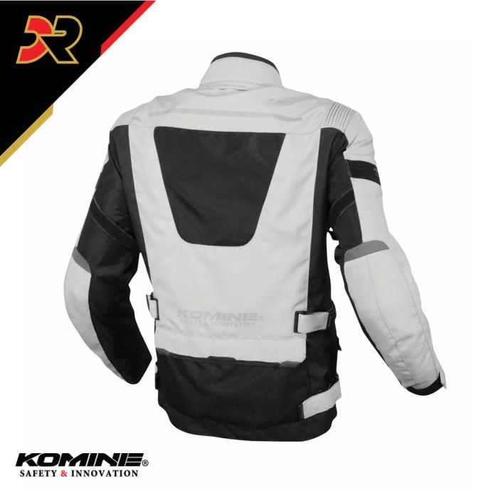 JK-142 LIGHT GREY BLACK PROTECT ADVENTURE MESH JACKET JAKET KOMINE