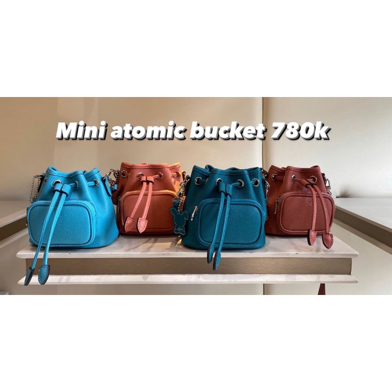 Tas Little Bunny Mini Atomic Bucket / Littlebunny leather bag / Tas Original Thailand