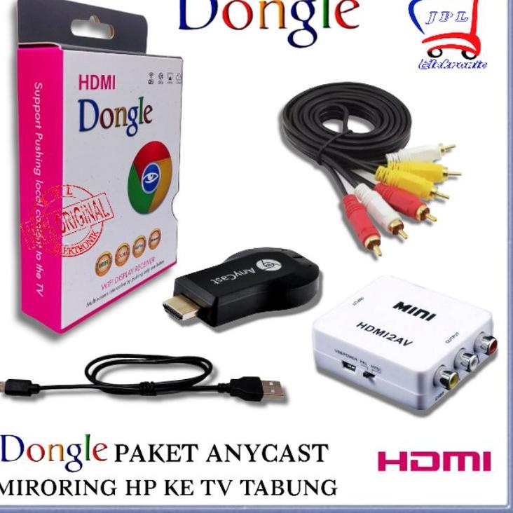 Bermanfaat PAKET ANYCAST / ANYCAST DONGLE PAKET KE TV TABUNG / RECIVER TV EZCAST / PAKET ANYCAST UNT