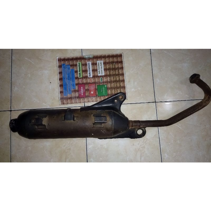 knalpot mio smile soul karbu fino karbu mio sporty Ori yamaha tanpa tameng knalpot