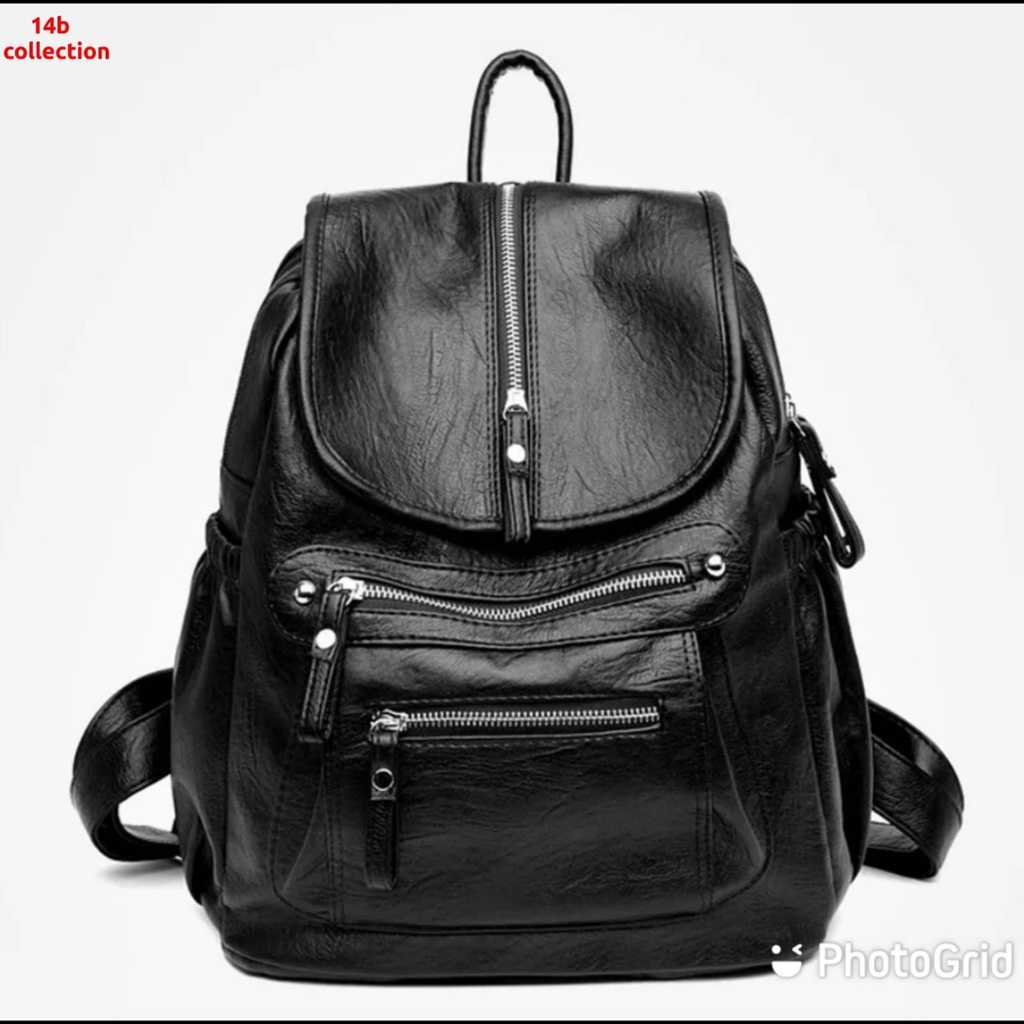 OLSHOP [[ SEMI KULIT SAKU3]] TAS RANSEL WANITA Tas Wanita / Tas remaja / Tas kuliah / Tas murah wani