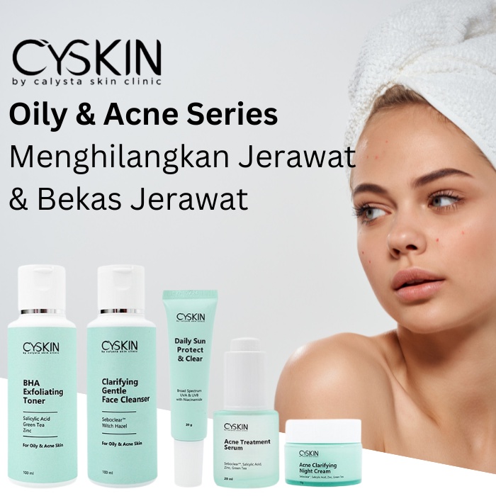 Paket Acne Cyskin Obat Muka Berjerawat Meradang Original