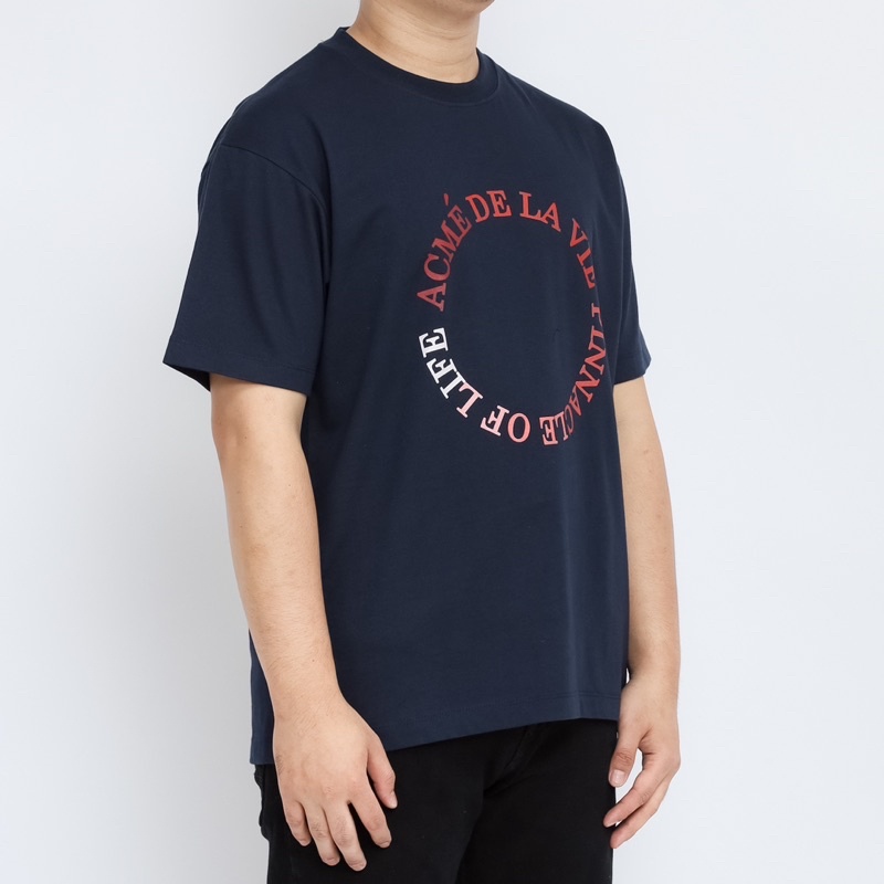 ADLV. Circle Logo Navy Tee