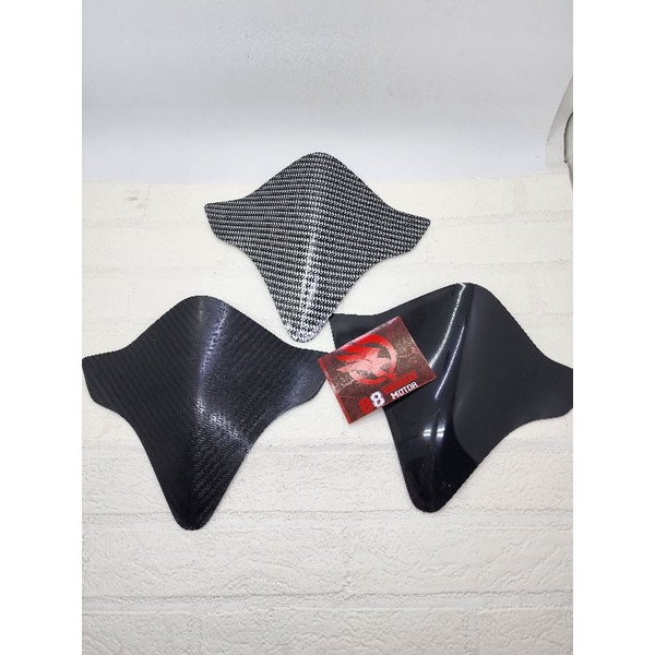 Visor Honda Beat 2020 Karbon Glossy - Hitam - Dan Karbon Gelap - Visor Beat 2020 Fi