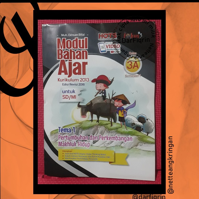 LKS Tematik Kelas 3 Tema 1 2 3 4 Semester 1 SD/MI K13 Rev 2018 HOTS-Fokus-Ekhsan (dijual per tema)