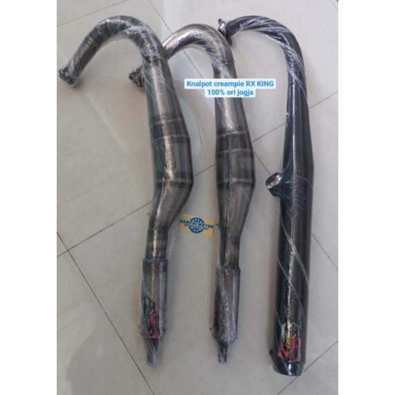 Knalpot cream-pie ASLI  jogja RX KING