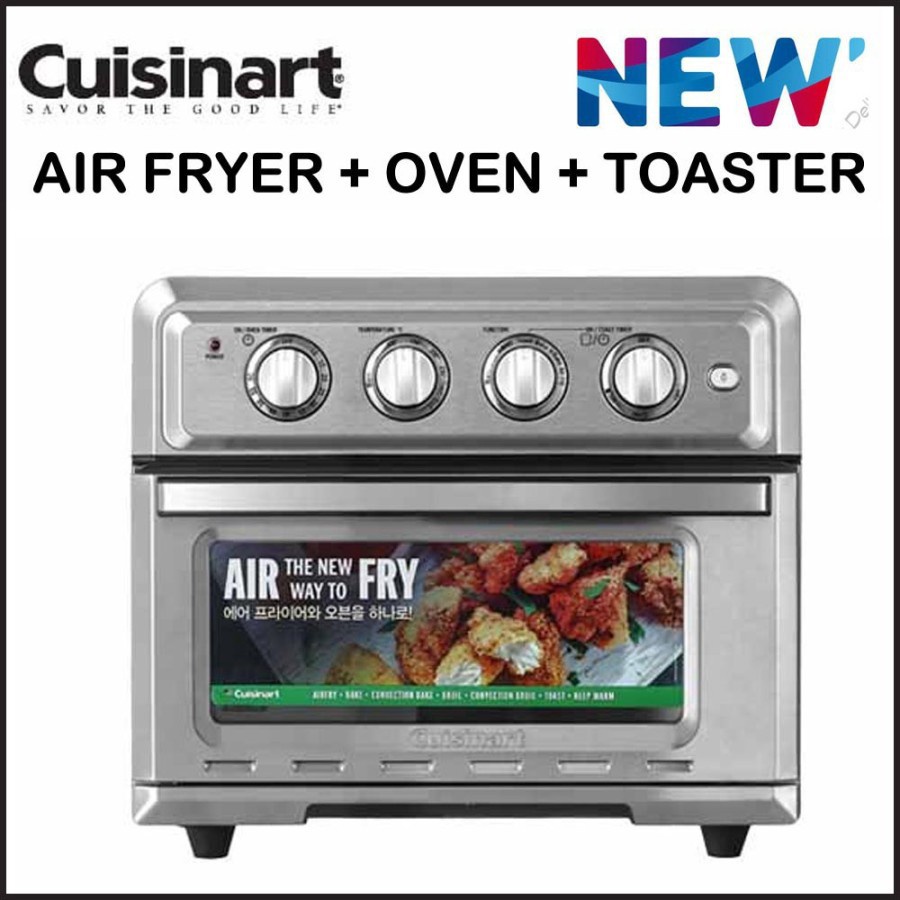 READY Cuisinart TOA-60KR 17L Electric Oven Air Fryer Toaster AirFryer fRY